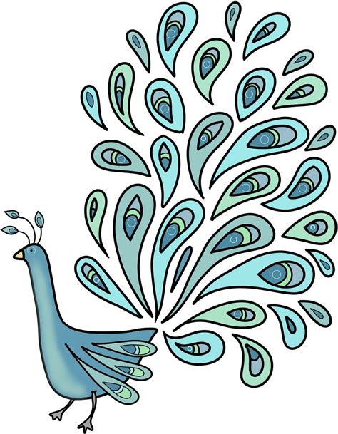 Download Stylized Peacock Illustration