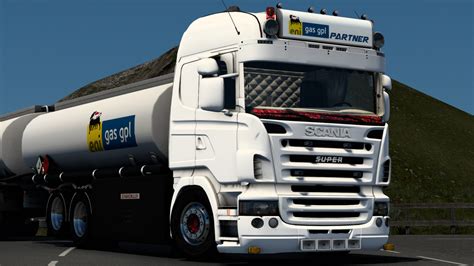 ETS2 1 50 X Scania R500 Highline Gas Tanker Tandem