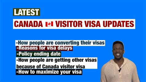 Latest Canada Visitor Visa Updates Youtube