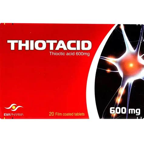 THIOTACID 600 MG 20 S Al Thiqa Pharmacy