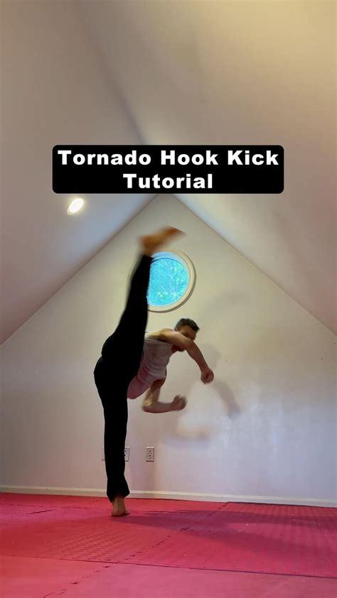 Tornado Hook Kick Tutorial 🌪️🥋 | Tricking martial arts, Karate training ...