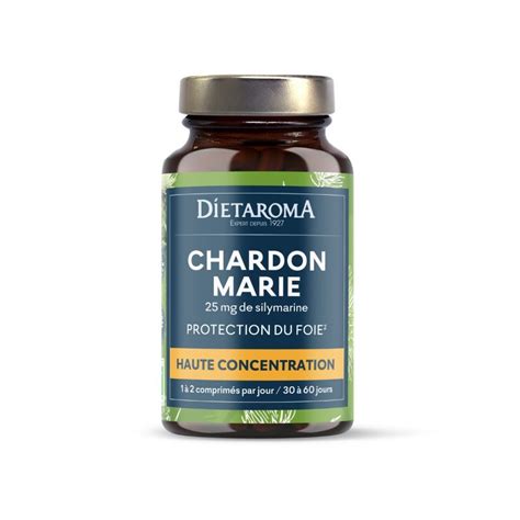 Comprimés C I P Chardon Marie Bio fonctionnement hépatique Dietaroma