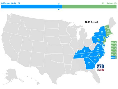 Presidential Election of 1800 - 270toWin