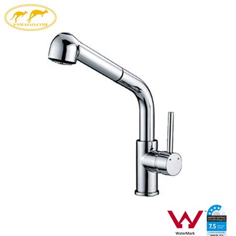 Watermark Sanitary Ware Brass Chrome Pull Out Kitchen Tap FE09