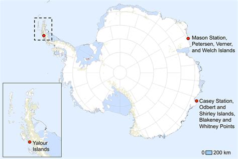 Adelie Penguin Habitat Map