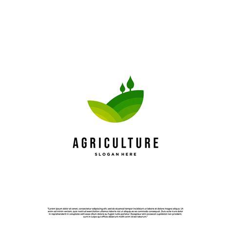 Agriculture Logo Design Modern Concept Farm Logo Design Icon Template