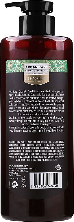 Arganicare Coconut Conditioner For Dull Very Dry Frizzy Hair