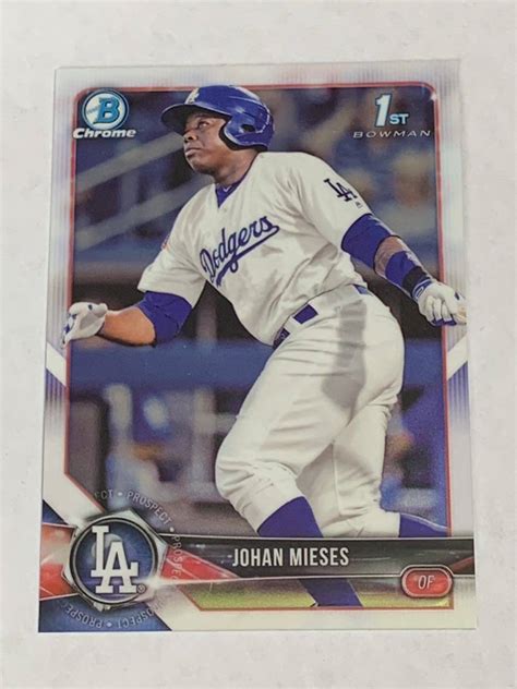 Johan Mieses Mlb Rc Bowman Chrome