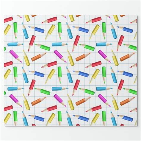 Back To School Wrapping Paper Zazzle