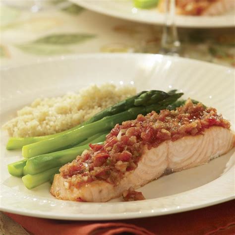 Roast Salmon With Salsa For Two Recipe Eatingwell