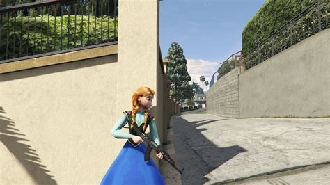 Anna Of Arendelle Frozen Add On Ped GTA5 Mods