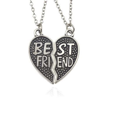 2 Pcs Set Beste Vriend Hanger Ketting Bff Goede Vriend Vriendschap