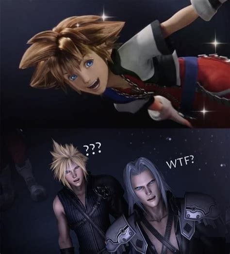 Kingdom Hearts Funny Kingdom Hearts Games Kingdom Hearts Fanart Final Fantasy Funny Final