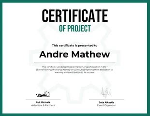 Free Project Certificate Templates Venngage