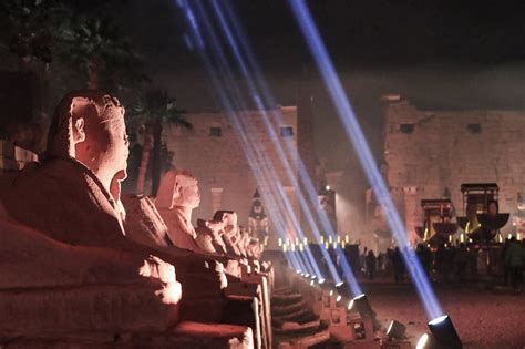 Egypt Unveils Renovated Year Old Avenue Of The Sphinxes In