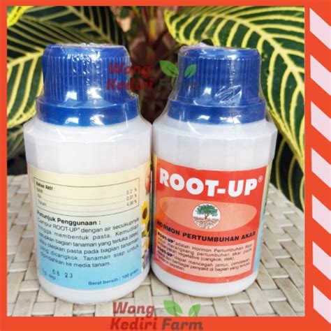 Jual Root Up Hormon Perangsang Akar Stek Cangkok 100gr Botol Shopee