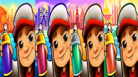 Subway Surfers Buenos Aires VS Chicago VS Marrakesh VS Shanghai World