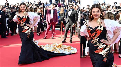 Cannes Aishwarya Rai Bachchan Wows In Show Stopping Falguni Shane