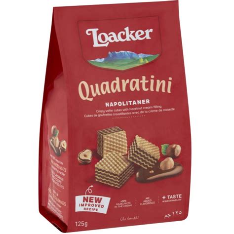 Bundle Of Loacker Quadratini Wafers Napolitaner Hazelnut Cream