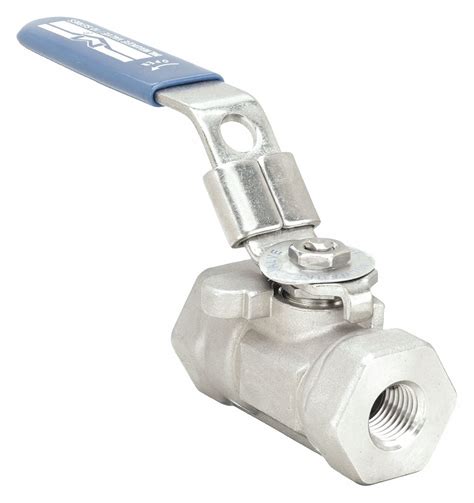 MILWAUKEE VALVE 1 4 In Stainless Steel Manual Two Way Ball Valve