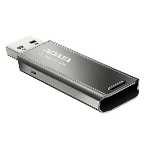 MEMORIA USB 2 0 ADATA UV260 64GB PLATA AUV260 64G RBK