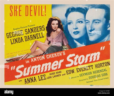 Summer Storm (1944) - Movie Poster Stock Photo - Alamy