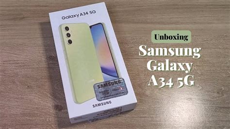 Unboxing Del Samsung Galaxy A34 5g Youtube