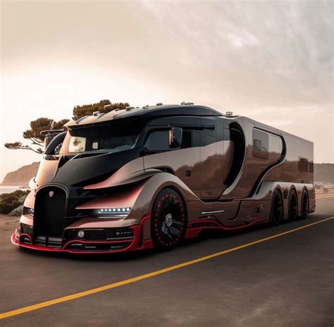 Bugatti Semi Rv Life Concept Art By Flybyartist