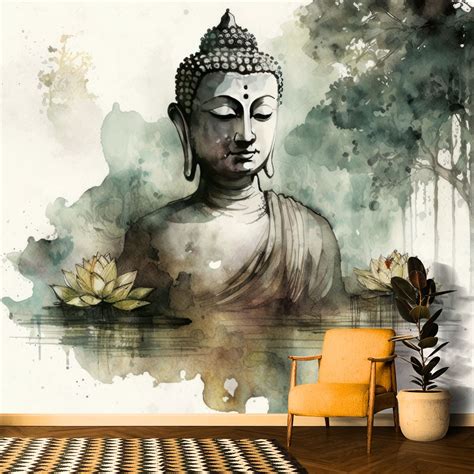 Gautam Buddha Painting Wallpaper