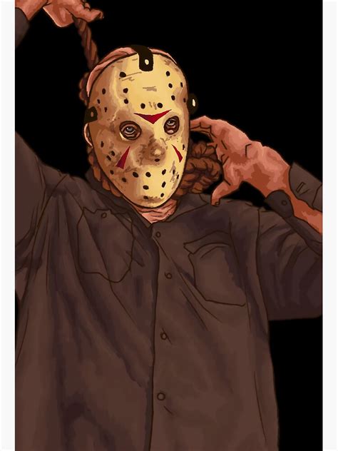 Jason Voorhees Friday The 13th Part 3 Poster For Sale By Biohazrat