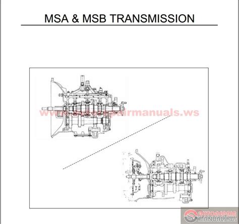 Isuzu NKR MSA MSB Transmission Auto Repair Manual Forum Heavy