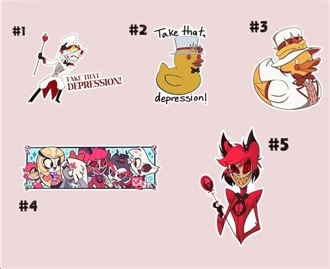 Hazbin Hotel Sticker Hazbin Hotel Lucifer And Alastor Sticker