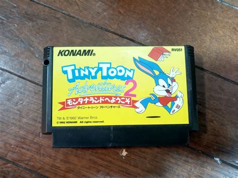 【やや傷や汚れあり】タイニー・トゥーン アドベンチャーズ2 ファミコンソフト レトロゲーム Tiny Toon2 Konamiの落札情報詳細