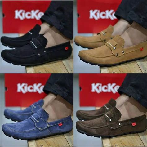 Jual COD Sepatu Slop Pria Kickers Knop PAPARA Sepatu Kasual Slip On