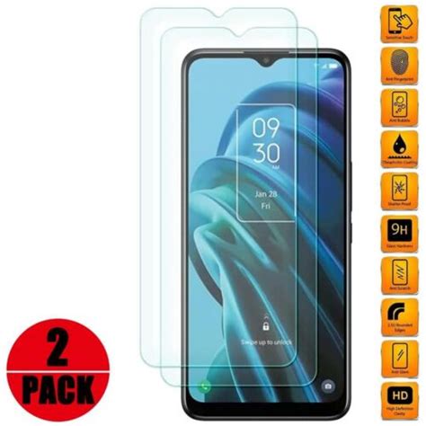 Pack Premium Tempered Glass Film Screen Protector Saver For Tcl Xe