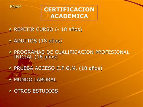 Ppt Orientacion Academica Y Profesional 4º Eso Powerpoint Presentation Id188270