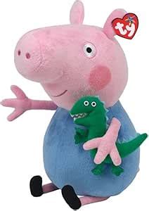 Peppa Pig Peppa Le Cochon Peppa Large George Peluche 28 Cm