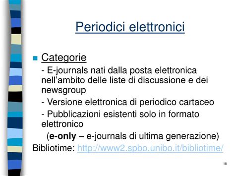 Ppt Periodici Cartacei Ed Elettronici Powerpoint Presentation Free