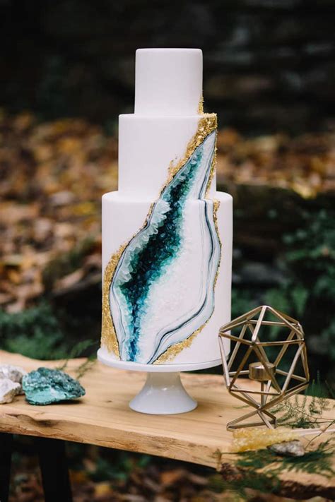 Geode Cakes D Guster Au Repas De Mariage Qui Charmeront Les