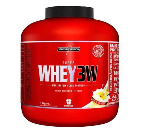 Suplemento Super Whey W Integralm Dica Baunilha Kg Integralmedica