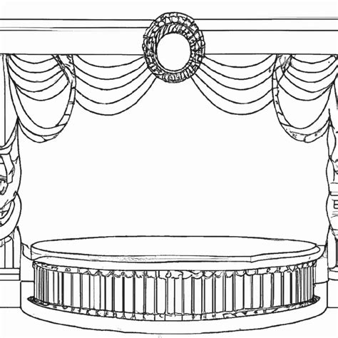 Palco Desenhos Para Imprimir E Colorir