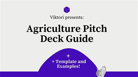 Agriculture Pitch Deck Presentation Guide Template Structure