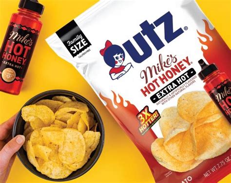 New Utz Mikes Hot Honey Extra Hot Potato Chips Arrive