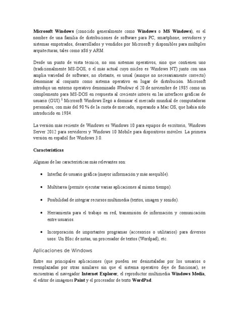 Microsoft Windows | PDF | Microsoft Windows | Microsoft 