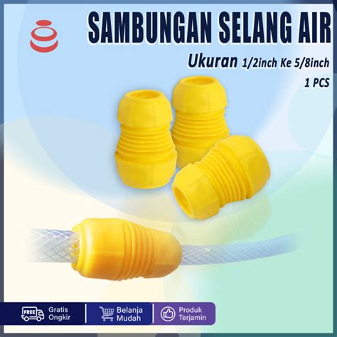 Promo Sambungan Selang Air Quick Connector Selang Lurus Ke