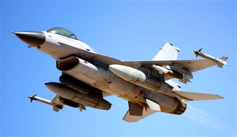 Aviones De Jet Del Caza F 16 De La Fuerza Aérea De Los E E U U a