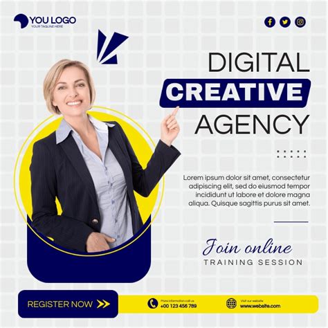 Creative Agency Ads Template Postermywall