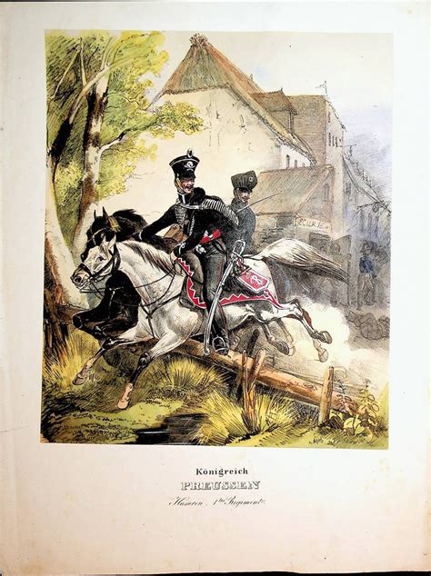 Preussen K Nigreich Preussen Husaren Tes Regiment Aus H Buch