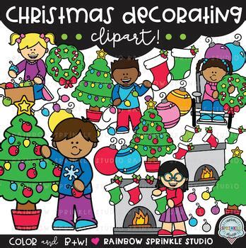 Christmas Decorating Clipart By Rainbow Sprinkle Studio Sasha Mitten