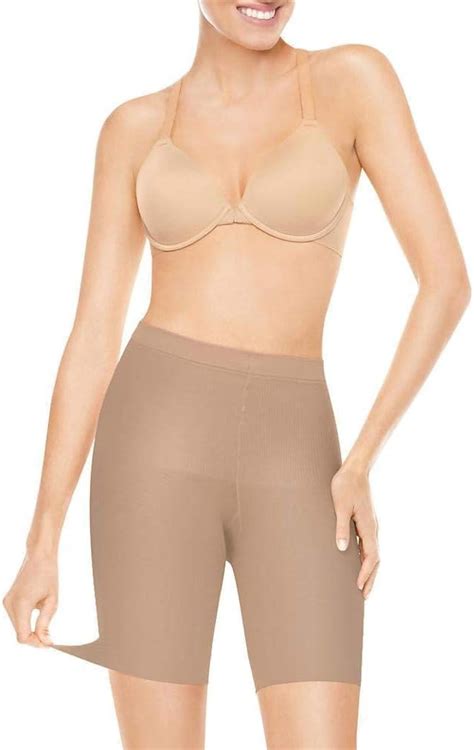 Amazon SPANX Assets Red Hot Label Firm Control Mid Thigh Shaper 4 Barest Bare Thigh